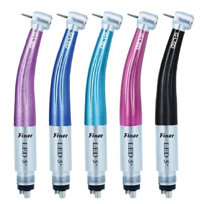 2 matériel à grande vitesse en métal de Handpiece de turbine à air de trou du trou 4 avec 5 LED