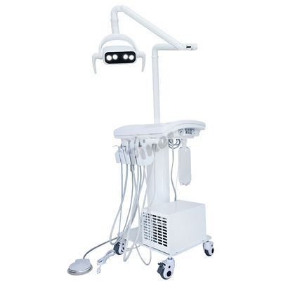 Lampe à LED de plateau dentaire Unité dentaire portable avec compresseur d'air