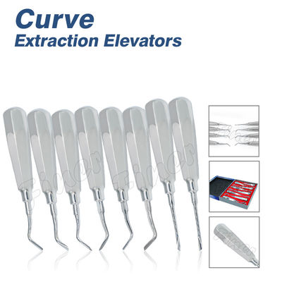 8 pièces Instruments de chirurgie dentaire Chirurgie buccale Racine dentaire Minimalement invasive Extraction dentaire Ascenseur d'extraction