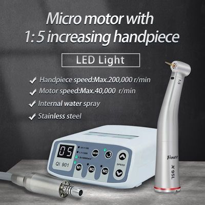 Micromotore sans brosse avec unité de pièce à main dentaire 1:5 électrique pour clinique