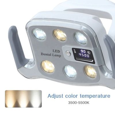 Couleur blanche de chaise d'hôpital d'ampoules dentaires cliniques de l'unité légère 9W 6pcs