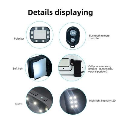 6000-6500K Instruments dentaires orthodontiques Photographie Flash Light Dimmable