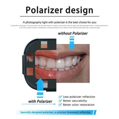 6000-6500K Instruments dentaires orthodontiques Photographie Flash Light Dimmable