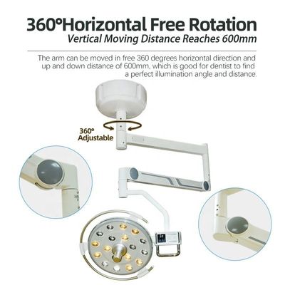Lampe à LED dentaire à C.A. 15V-24V, lumières opératoires dentaires multifonctionnelles de LED
