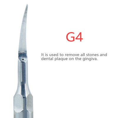 Couleur argentée ultrasonique d'acier inoxydable Endo Tips In Endodontics Durable