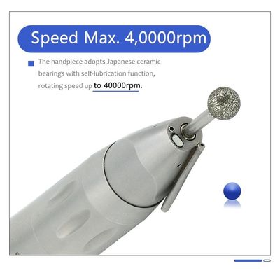 Ogive droite durable Handpiece, optique de fibre dentaire d'acier inoxydable Handpiece