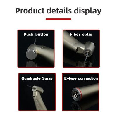 Optique de fibre pratique rouge de Ring Surgical Dental Handpiece Unit
