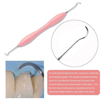 Instruments chirurgicaux dentaires de poignée de silicone pour le remplissage composé multicolore