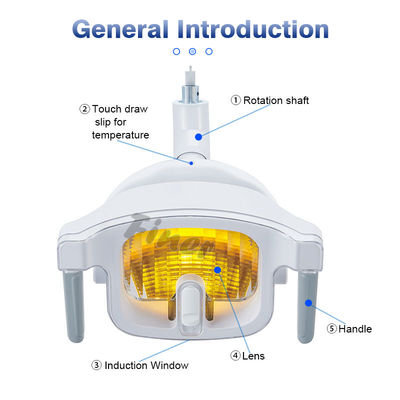 dispositif dentaire AC/DC 12-24V d'illumination de la lumière LED de la chaise 12W 1 morceau