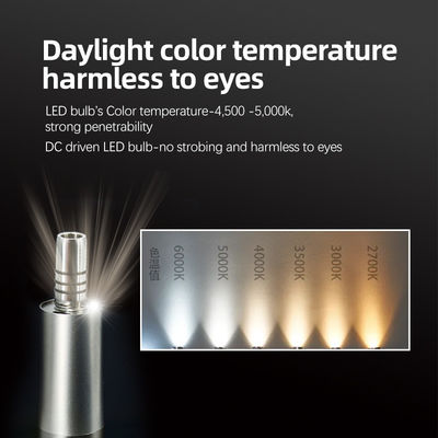 Unité de moteur micro de lumière sans brosse dentaire de LED avec le jet d'eau interne