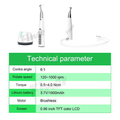 1000rpm 6/1 Apex Locator Endo Motor Traitement endodontique automatisé du canal radiculaire