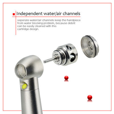 E - Grande vitesse dentaire dentaire de Handpiece de turbine à air de l'unité LED de Handpiece de générateur