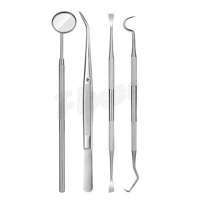 Outils de nettoyage des dents oraux en acier inoxydable avec miroir de la bouche