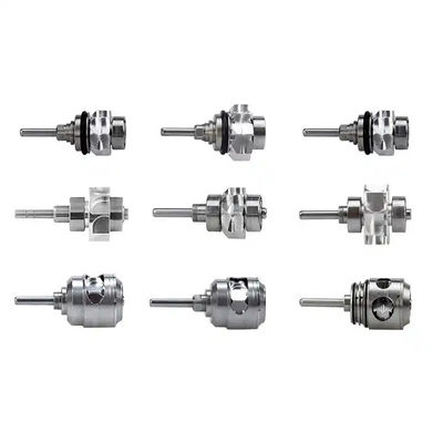 Cartouche dentaire métallique à grande vitesse pièces détachées de rotor de turbine à air
