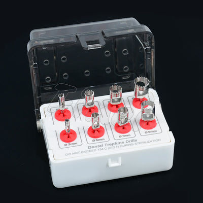 Kit de forage pour implants dentaires pour os