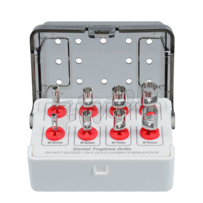 Kit de forage pour implants dentaires pour os