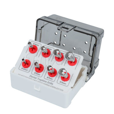 Kit de forage pour implants dentaires pour os