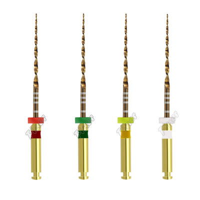 Endodontie dentaire Protaper Fichiers Un Or Unique Coupe inverse à double tranchant