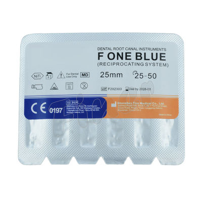 Fichiers rotatifs de nickel et de titane pour le canal radiculaire dentaire Fichiers protaper pour l' endodontie